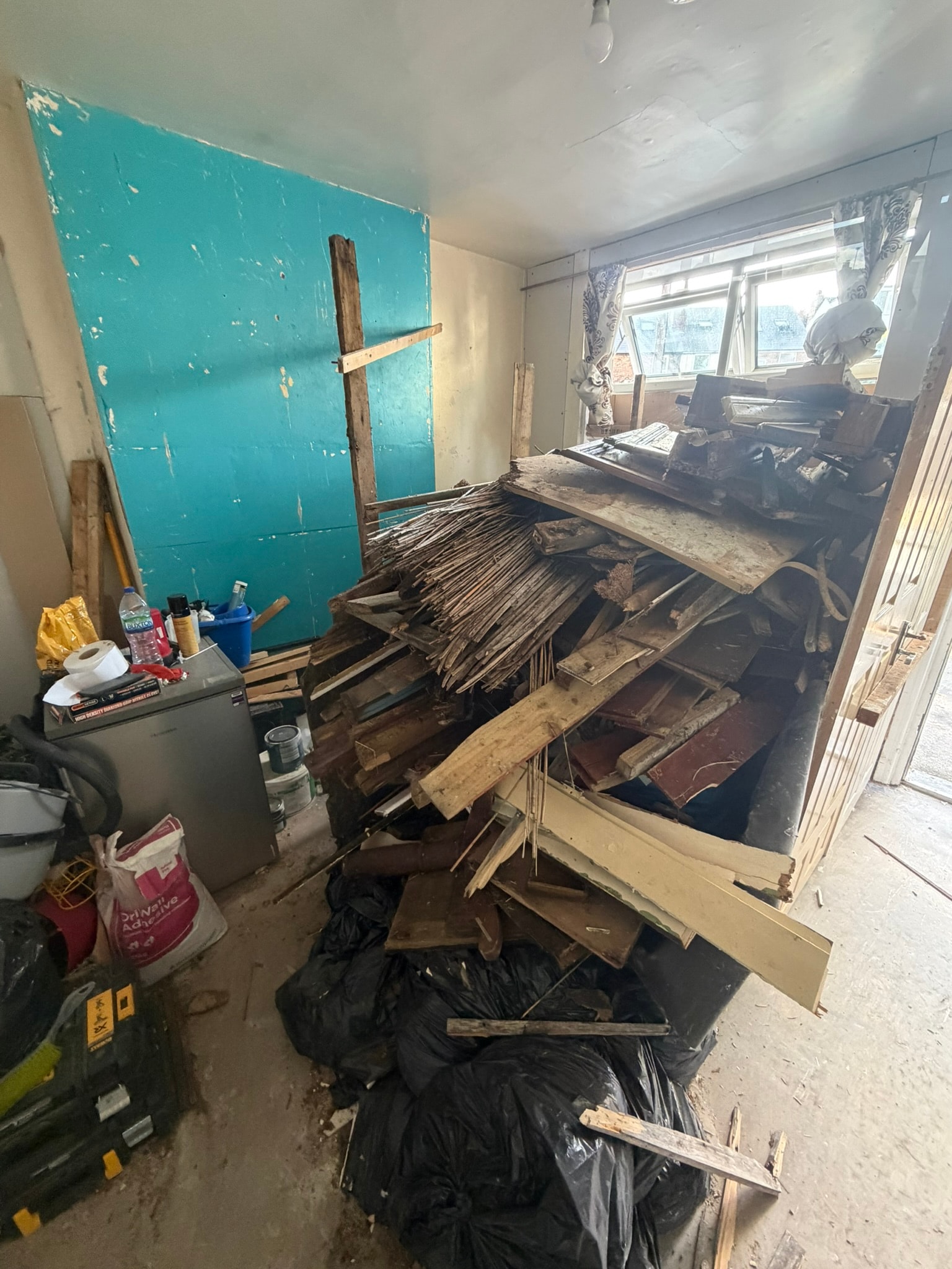 Cleared and cleaned room after a full house clearance