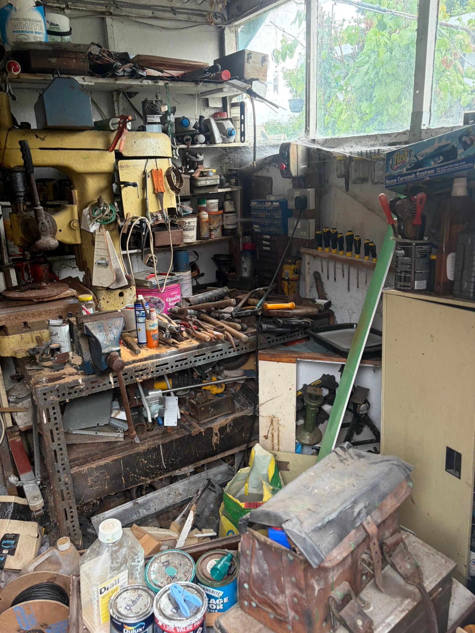 Responsible waste disposal and recycling at a clearance site